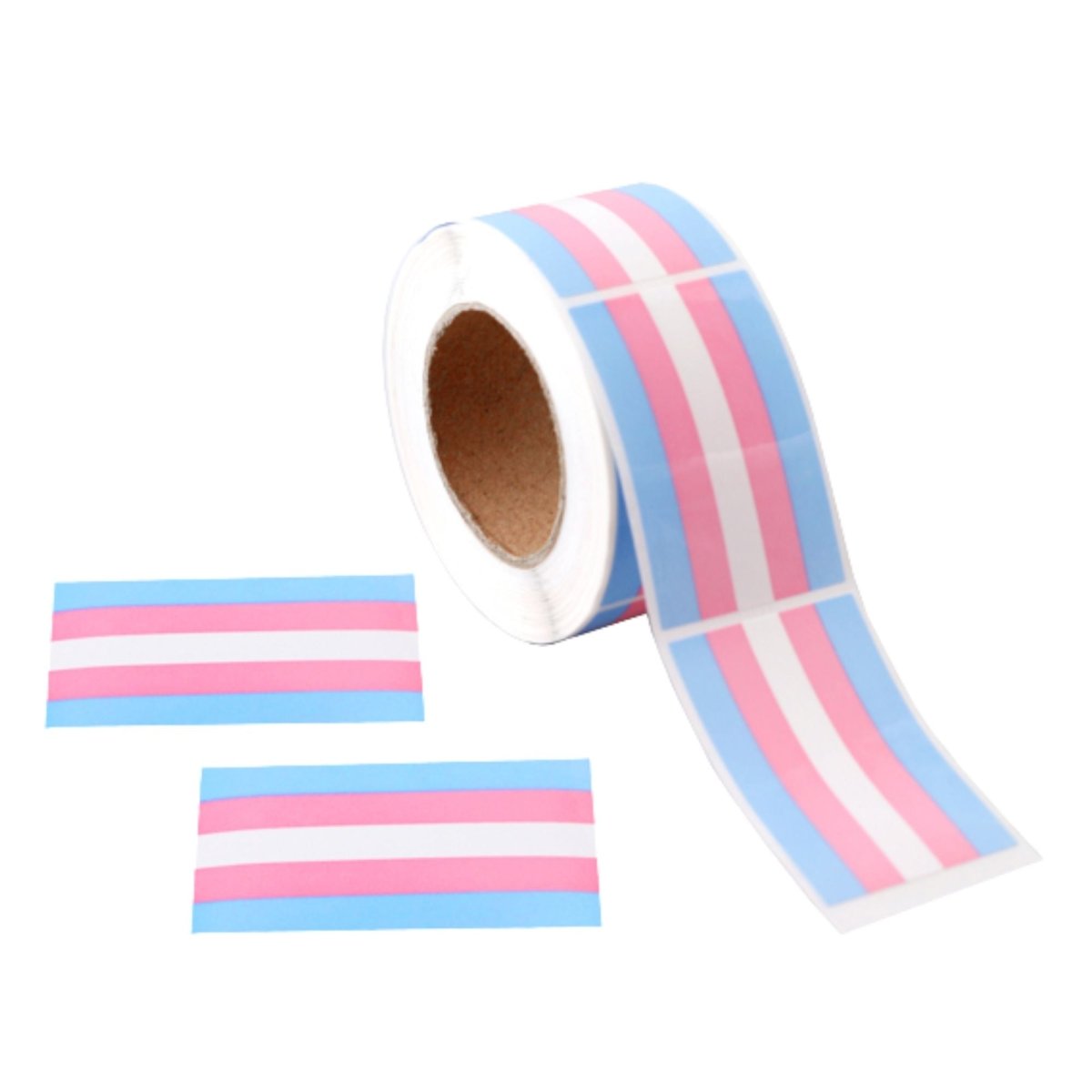 Roll Of Trans Pride Stickers (250)