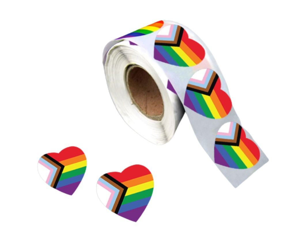 Roll Of Pride Love Stickers (250)