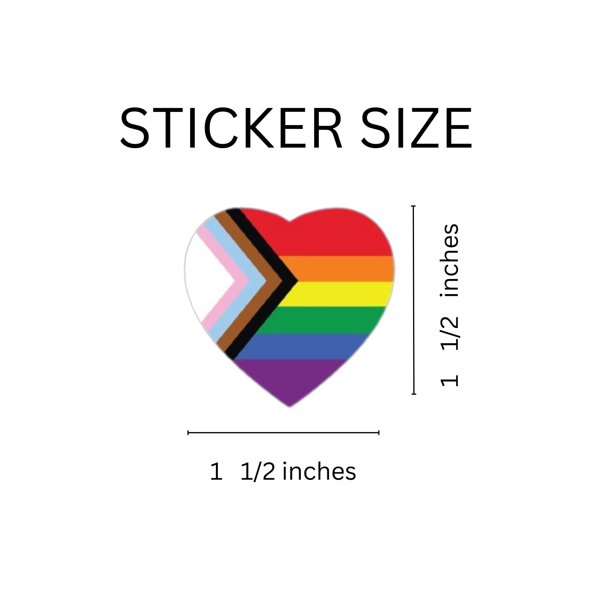 Roll Of Pride Love Stickers (250)